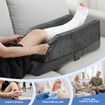 Adjustable Leg Pillow Wedge Knee Foot Rest Elevation Cooling Memory Foam Ergonomic Support Contour Cushion Bed Sofa Sleeping Lounging Raiser Pads