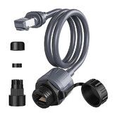 Starlink Ethernet Adapter Gen 3/Mini, Starlink Mini Cable Extension to RJ45 Female Connector Waterproof Compatible with Starlink Dish/V3 Router