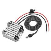 DC Step Up Converter 12V to 24V to 57V 4.5A with Overcurrent Protection for Starlink Mini, IP68 Waterproof Aluminum Housing