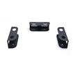 Under Desk Laptop Storage Mount, Metal Under Desk Device Holder, for Devices Up to 1.37 inch Thick, MacBook, Mini, Keyboard, Router, Black