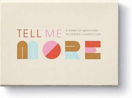 Family Conversation Card Game Tell Me More Basic Edition 52 Questions Communication Skills Building Parent Child Bonding Holiday Gift