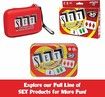SET Card Game Family Visual Perception Race Find Matches 81 Cards Ages 8 Plus Kids Adults Travel Game Night Christmas Birthday Gift