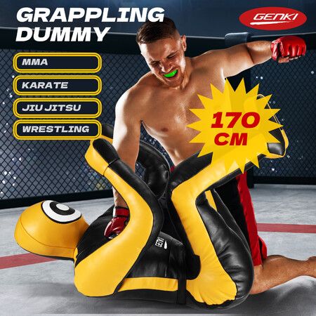 170cm Grappling Dummy MMA BJJ Wrestling Jiu Jitsu Boxing Punching Unfilled Judo Karate Kickboxing Practice Bag Martial Arts Kicking Training Mannequin