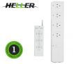 Heller iRemote Starter Kit 4 Outlet Remote Control Powerboard with 12-Channel Remote