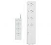 Heller iRemote Starter Kit 4 Outlet Remote Control Powerboard with 12-Channel Remote