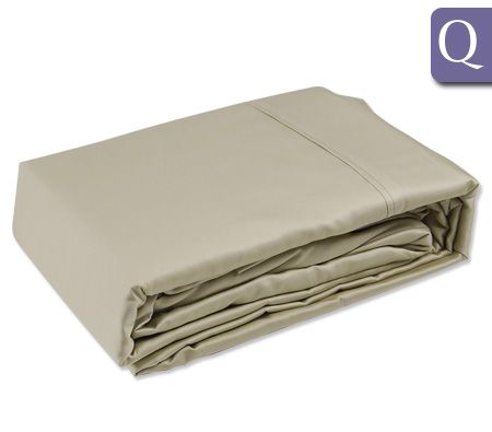 Renee Taylor Luxury Queen Bed Size Fitted & Flat Sheet / Pillowcase Set - Sage Green 600TC 100% Egyptian Cotton