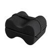 Knee Pillow for Side Sleepers Foldable 2-in-1 Design, Memory Leg Pillow for Side Sleeping, Support Pillow for Relax Sciatica Hip Pregnancy (Black)