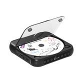 CD Player Portable with Dual Stereo Speakers,Rechargeable Portable CD Player with Bluetooth for Home with Headphones,Support CD/AUX/USB,Black