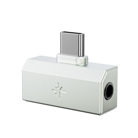 FiiO/Snowsky Tiny Portable DAC & Headphone Amplifier,Hi-Res USB DAC,PEQ Precision Tuning,PCM 384kHz/DSD256 Decoding,Android App/Web Control,Silver