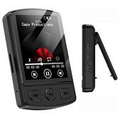 MP3 Player with Clip 64GB Mini MP3 Player with Bluetooth 5.2,Portable MP3 Music Player with Earphones,HiFi-Speaker,FM Radio,Voice Recorder,E-Book
