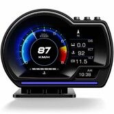 Head Up Display for Car,OBD2+GPS Dual System,OBD2 Gauge Display,GPS Speedometer,Tachometer,Water Temp,Volt,Overspeed Alarm Fault Diagnosis