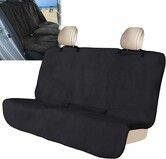 Car Seat Cover, Waterproof Sweat Towel Seat Cover, Black Universal Non-Slip Bucket Seat Protector for Car Truck SUV Seat, Auto Seat Pad for Pet & Kid