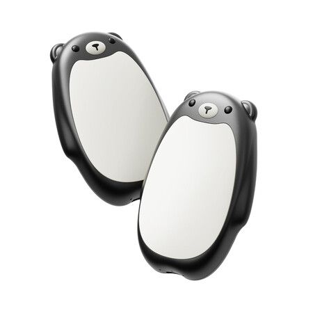 Hand Warmers Rechargeable,2 Pack Magnetic Hot Hands,Reusable Electric Pocket Heater,Great Gift,Portable for Outdoor & Camping,Black