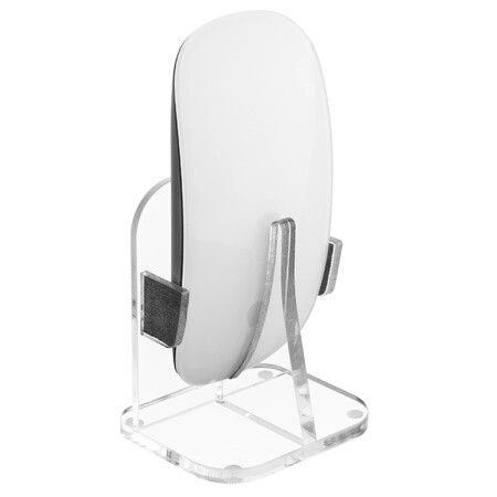 Acrylic Vertical Mount Stand Base for Charging Apple Magic Mouse 1 & 2 - Magic Mouse Storage Holder