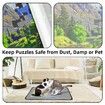 Jigsaw Board 1000 Pcs Puzzle Board, Jigsaw Puzzle Board 56*81cm,Jigsaw Accessories Puzzle Storage for Easy Move and Store Color Black