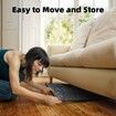 Jigsaw Board 1000 Pcs Puzzle Board, Jigsaw Puzzle Board 56*81cm,Jigsaw Accessories Puzzle Storage for Easy Move and Store Color Black