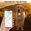 4G Pet GPS Tracker With Real-Time Positioning,Long Standby Geofence Alerts Multi-Band Waterproof Locator For Dogs Outdoor Pets Size L