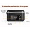 1.3L Cordless Electric Lunch Box,24000mAh Battery Smart Reservation,Portable Food Warmer with Removable Divider for Office & Outdoor Use Beige