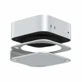 Mac mini M4 Dock Stand,Aluminum Desktop Stand Mount for Mac mini M4,Improved Cooling,Easy Power Button Access Essential Mac mini M4 Accessories