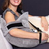 Post Shoulder Surgery Pillow for Sleeping Arm Support with Adjustable Straps Custom Firmness for Restful Recovery Rotator Cuff,Bursitis Frozen Shoulder