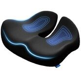 Pioneering Gel Seat Cushion for Sitting Ergonomic Memory Foam Office Chair Cushion for Sciatica,Back,Tailbone Anti-Slip Car Seat Cushion,Breathable Cover