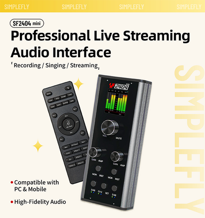 SF2404 mini Professional Live Streaming Audio lnterface