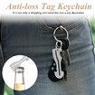 6 Pcs Shopping Trolley Key,Adaptable Versatile Keychain as Bottle Opener,Universal Fit Supermarkets Shopping Cart with Modern Metal Anti-Lost Design
