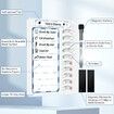 Chore Chart for Kids Dry Erase Chore Board ADHD Tools for Kids to Do List Checklist Task Board Routine Chart Planning Board for Fridge with 10 Sliders
