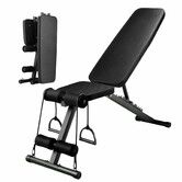 Dumbbell Weight Bench Press Adjustable Home Gym Strength Training Equipment Foldable FID Flat Incline Decline Full Body Workout Resistant Bands 272kg