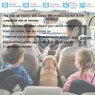 Wireless CarPlay & Android Auto Adapter with Rear Seat Baby Pet Monitor Camera, Display on Original Car Screen, 1080P Night Vision, Split Screen Navigation