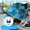 Wireless CarPlay & Android Auto Adapter with Rear Seat Baby Pet Monitor Camera, Display on Original Car Screen, 1080P Night Vision, Split Screen Navigation