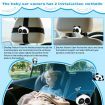 Wireless CarPlay & Android Auto Adapter with Rear Seat Baby Pet Monitor Camera, Display on Original Car Screen, 1080P Night Vision, Split Screen Navigation