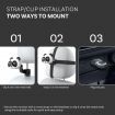 Wireless CarPlay & Android Auto Adapter with Rear Seat Baby Pet Monitor Camera, Display on Original Car Screen, 1080P Night Vision, Split Screen Navigation