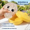 Dumpling Squishies,Glitter Dumpling Mystery Box,Colorful Dumplings Stress Balls Fidget Sensory Toy,Easter Basket Stuffers,Stretchy Desk Toys