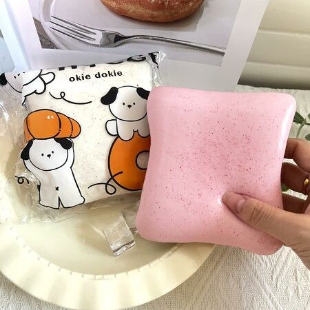 Bread Butter Squishy,Slow Rising Squishy,Stocking Stuffers,Stress Balls,Stress Relief & Fidget Toys for ADHD,Party Favor Gift