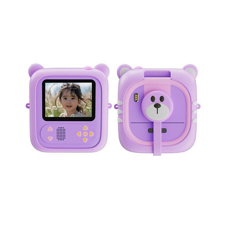 Purple Instant Camera 48MP Photo & 1080P Video Mini Printing Kid Camera ...