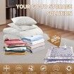 Vacuum Bags for Travel with Cordless Rechargeable Pump,15 Pack Carry-on Size Compression Packing Seal Bags for Luggage and Suitcase Space Saver