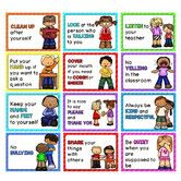 15 Posters Classroom Rules and Creative Ideas Expression Guide Feature Feelings Tool for Kids Calm Down Corner Classroom Home