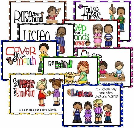 9 Posters Classroom Rules for Childrens Classroom Decoration Expression Guide Feature Feelings Tool for Kids Calm Down Corner Classroom Home