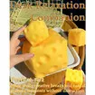 Jumbo Cheese Squishy Big Giant Large Cube Block Slow Rising Squeeze Toy squeezable Stress Relief Rebounding Sensory Fidget Yellow Soft Rebound (10cm)