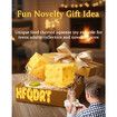 Jumbo Cheese Squishy Big Giant Large Cube Block Slow Rising Squeeze Toy squeezable Stress Relief Rebounding Sensory Fidget Yellow Soft Rebound (10cm)