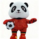2026 World Cup Mascot Panda Plush Toy 25cm Soft Stuffed Animal Football Fan Collectible 2026 USA Canada Mexico Christmas Birthday Gift