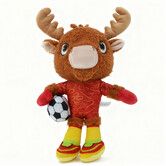 2026 World Cup Mascot Moose Plush Toy 25cm Soft Stuffed Animal Football Fan Collectible 2026 USA Canada Mexico Christmas Birthday Gift