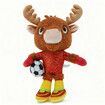 2026 World Cup Mascot Moose Plush Toy 25cm Soft Stuffed Animal Football Fan Collectible 2026 USA Canada Mexico Christmas Birthday Gift