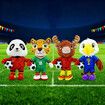 2026 World Cup Mascot Moose Plush Toy 25cm Soft Stuffed Animal Football Fan Collectible 2026 USA Canada Mexico Christmas Birthday Gift