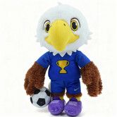 2026 World Cup Mascot The Eagle Plush Toy 25cm Soft Stuffed Animal Football Fan Collectible 2026 USA Canada Mexico Christmas Birthday Gift