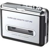 Cassette Tape Player Portable Tape Player Audio Cassette to Digital Converter,Compatible with Laptops Personal Computers
