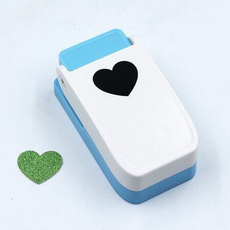 Handmade Scrapbooking One Inch 25mm Size Craft Lever Punch Embossing Puncher Mini Fancy Punch Shape Heart