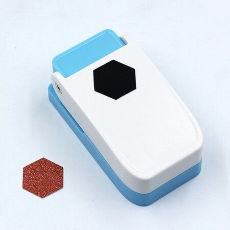 Handmade Scrapbooking One Inch 25mm Size Craft Lever Punch Embossing Puncher Mini Fancy Punch Hexagon