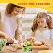 Kid Kitchen Knife Set Real Cooking Knives Sets Kitchen Tools with Gloves Cutting Board Fruit Vegetable Crinkle Cutters